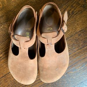 Birkenstock 39 Mary Jane Clog Back Strap T-Strap